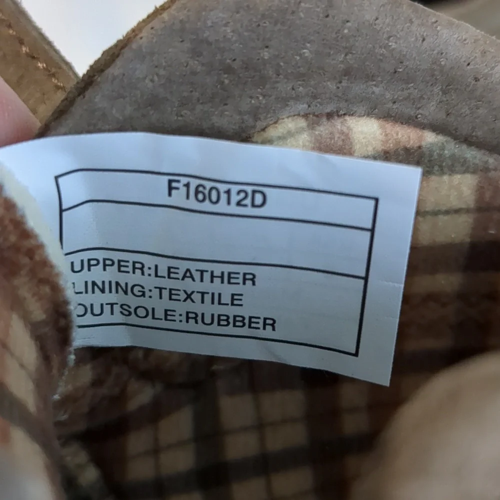 Ugg Leather Brown Shearling Bootie Shoes Toddler Sz 6
